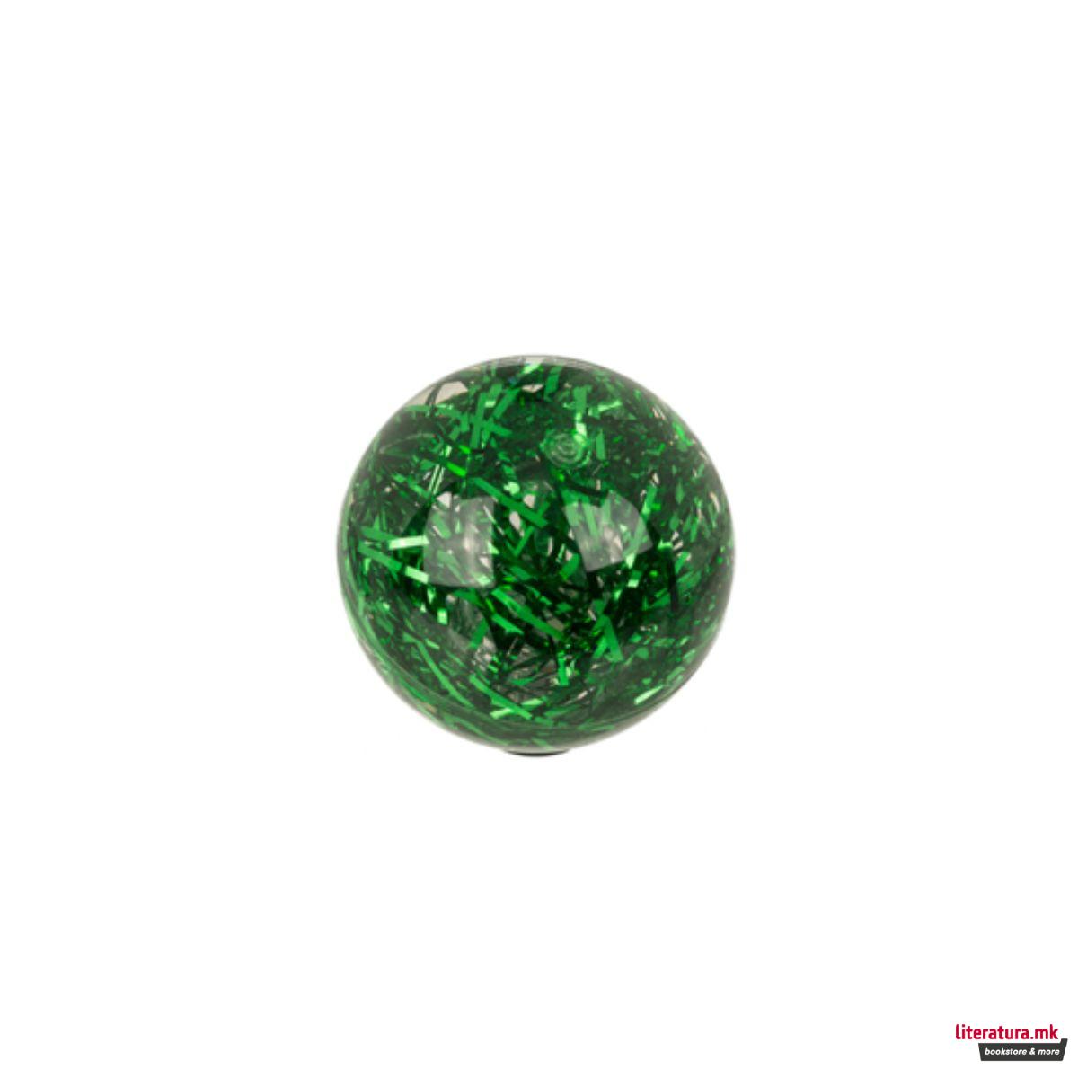 Скокалче со LED ламбичка и глитер, Christmas 