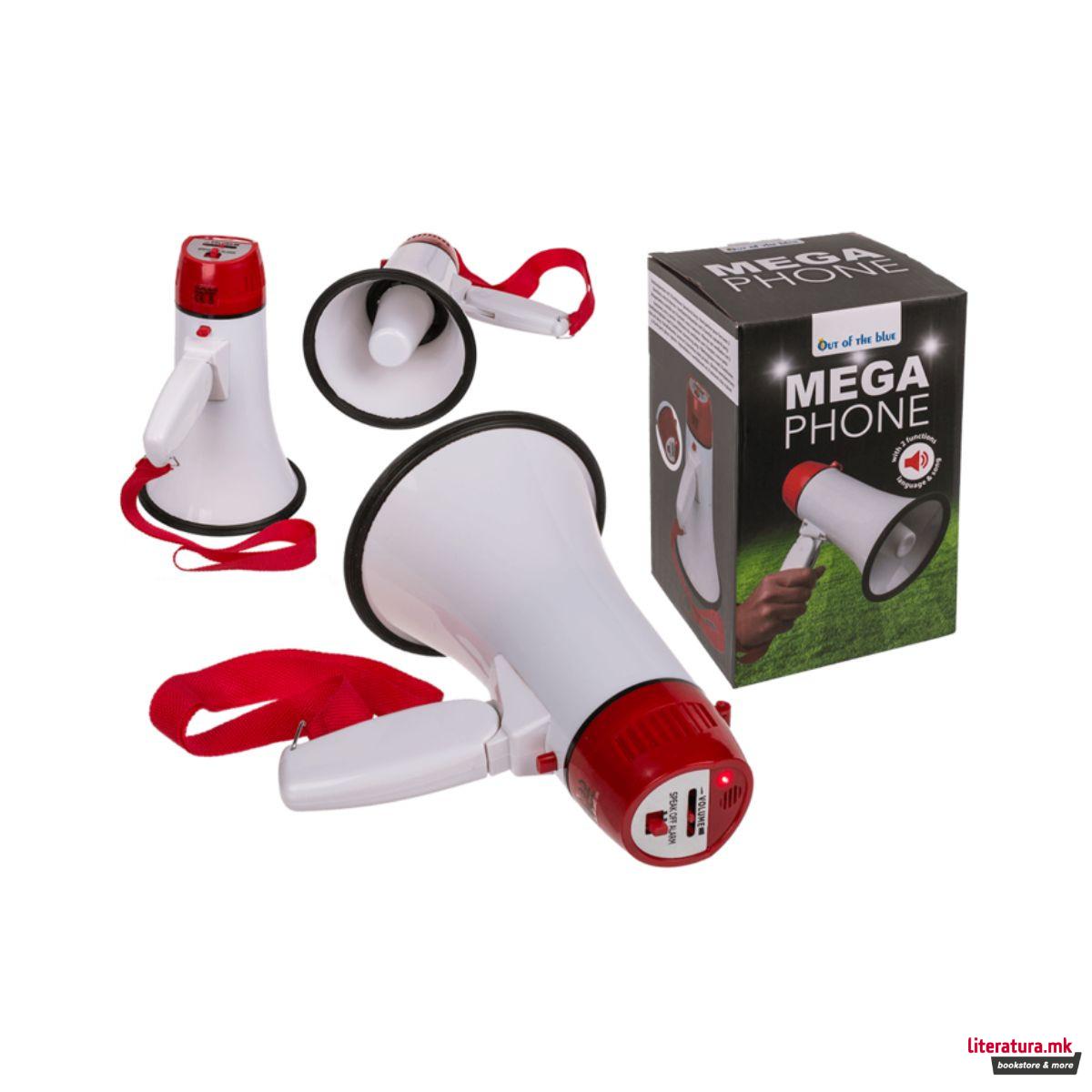 Мегафон со 2 функции (глас и музика) 