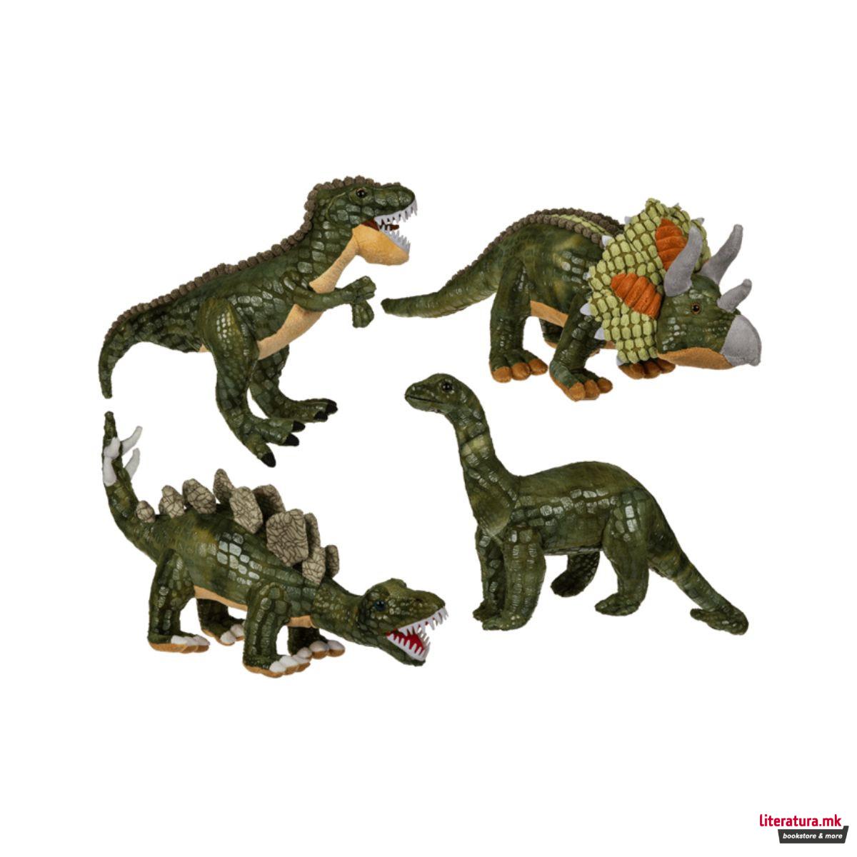 Плишана играчка - Диносаурус, 4 дизајни 