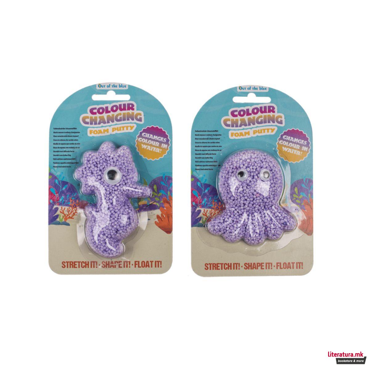 Фигура од пена што менува боја, 2 дизајни 