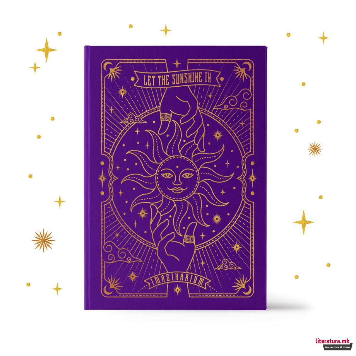 Дневник на среќа со златни детали Imaginarium - Let The Sunshine In 
