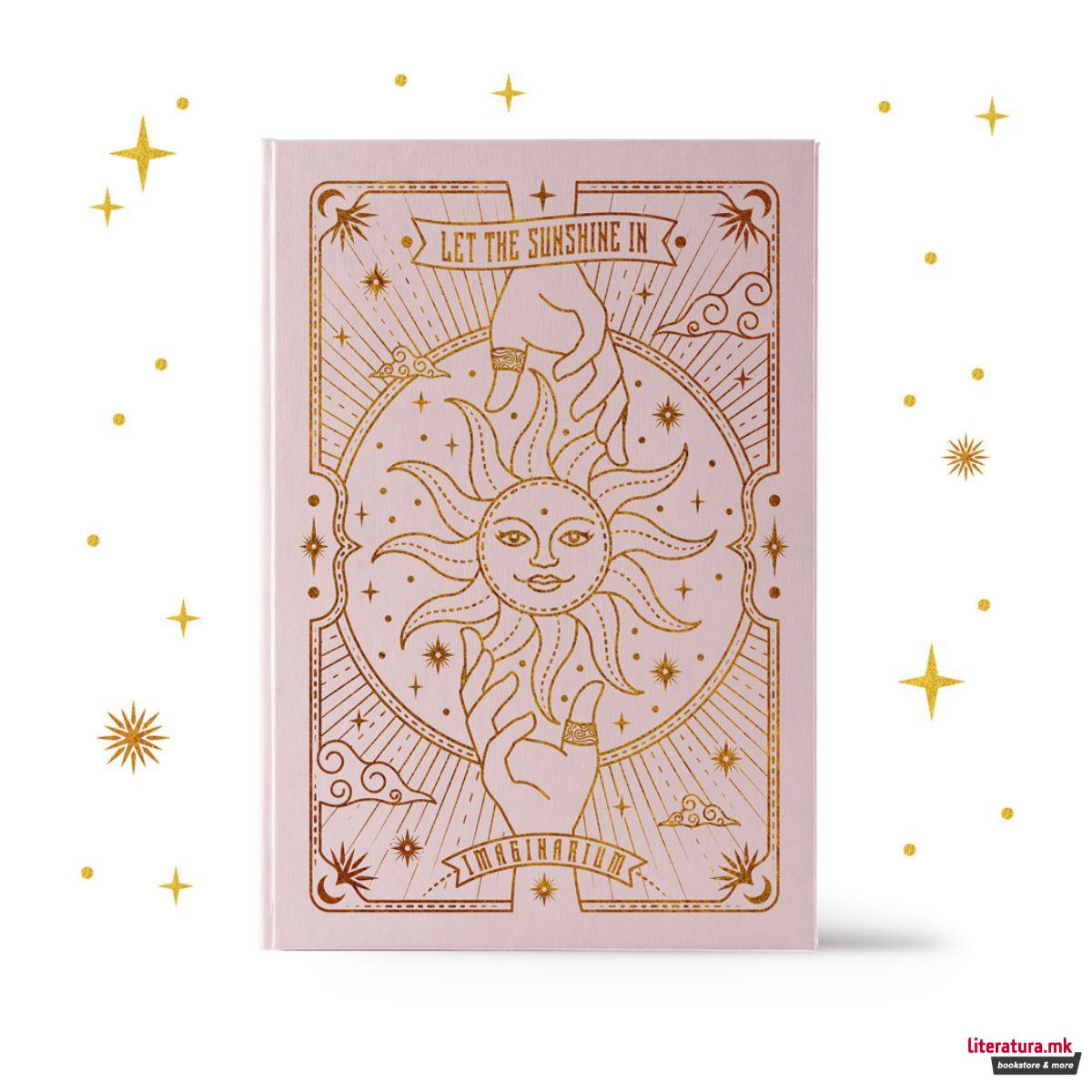 Дневник на среќа со златни детали Imaginarium - Let The Sunshine In 
