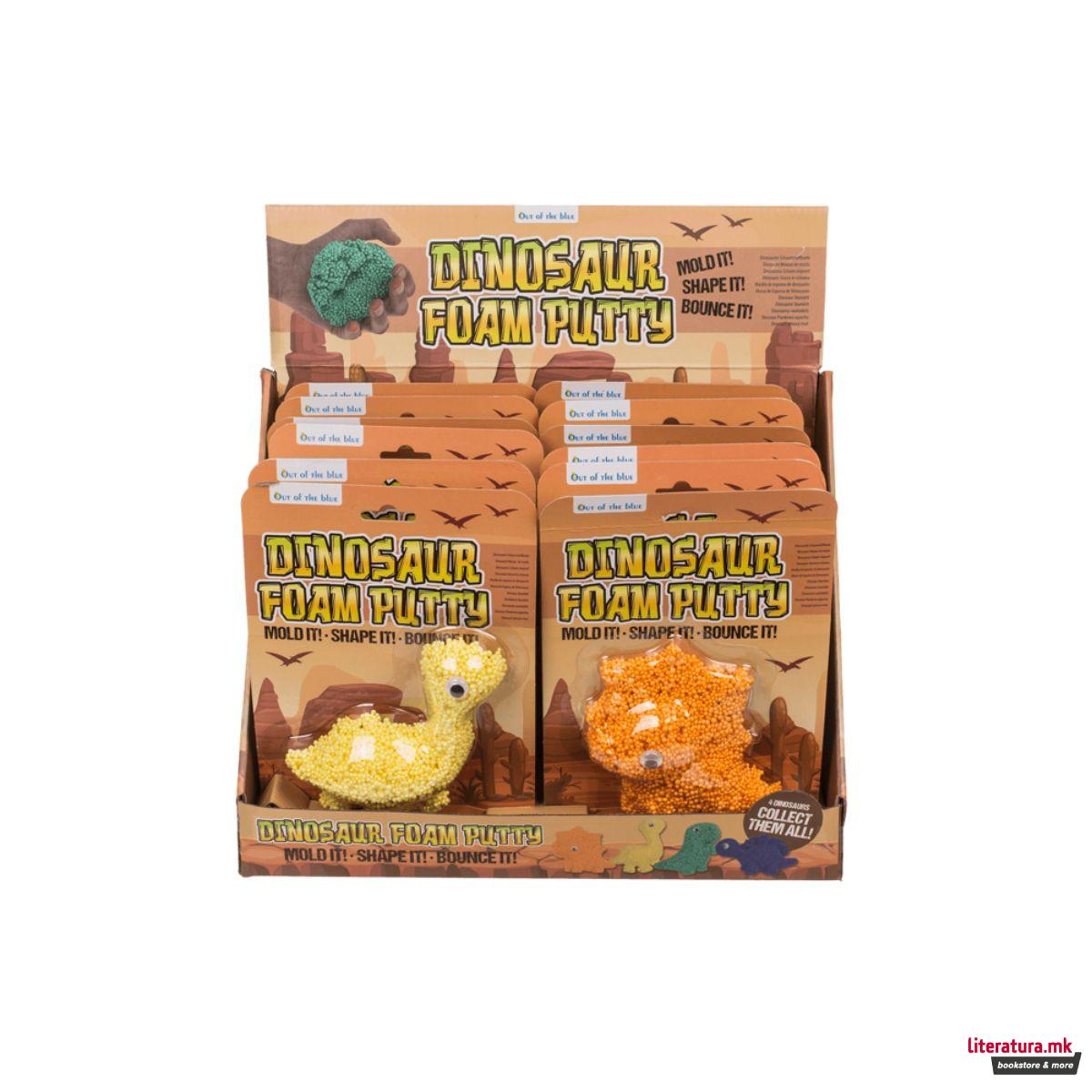 Фигура од пена - Диносаурус, 4 дизајни 