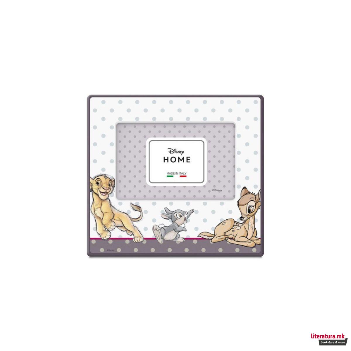 Рамка за слика, Disney: Animals Tales, 13 x 12 cm (внатрешен дел 10 x 7 cm) 