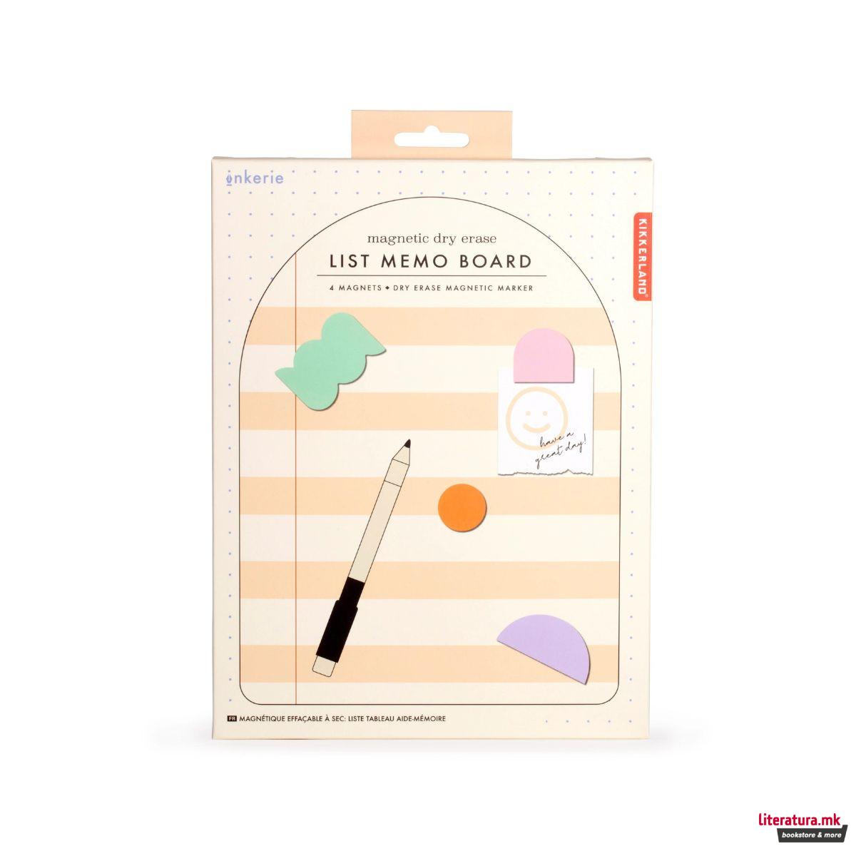Магнетна мемо табла, Inkerie List 