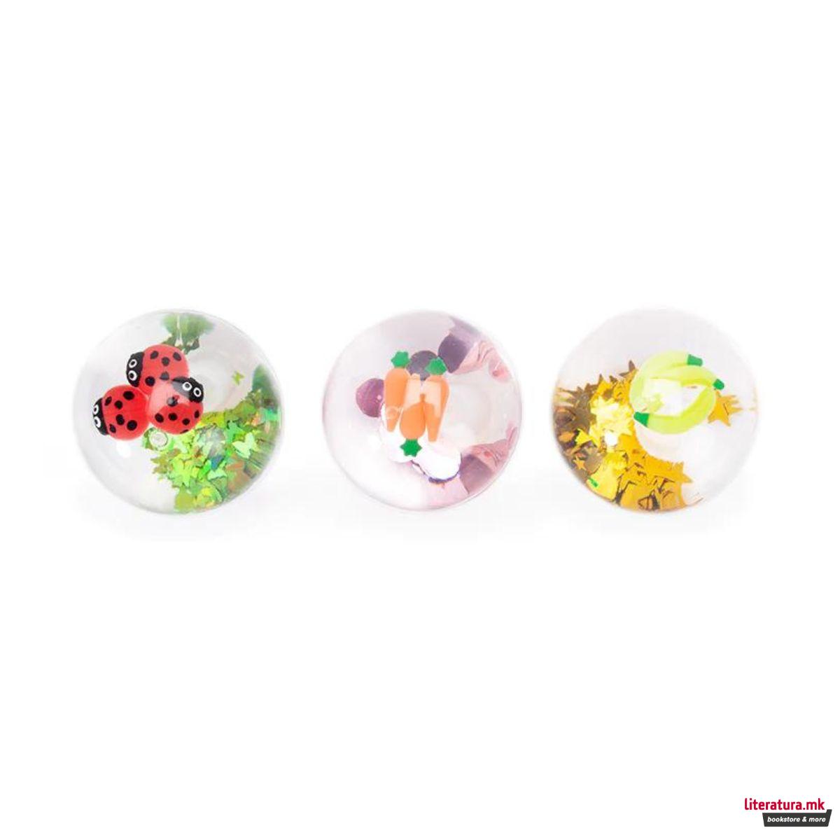 Топче-скокалче, Kidoki Hungry Bouncy Ball, 3 дизајни