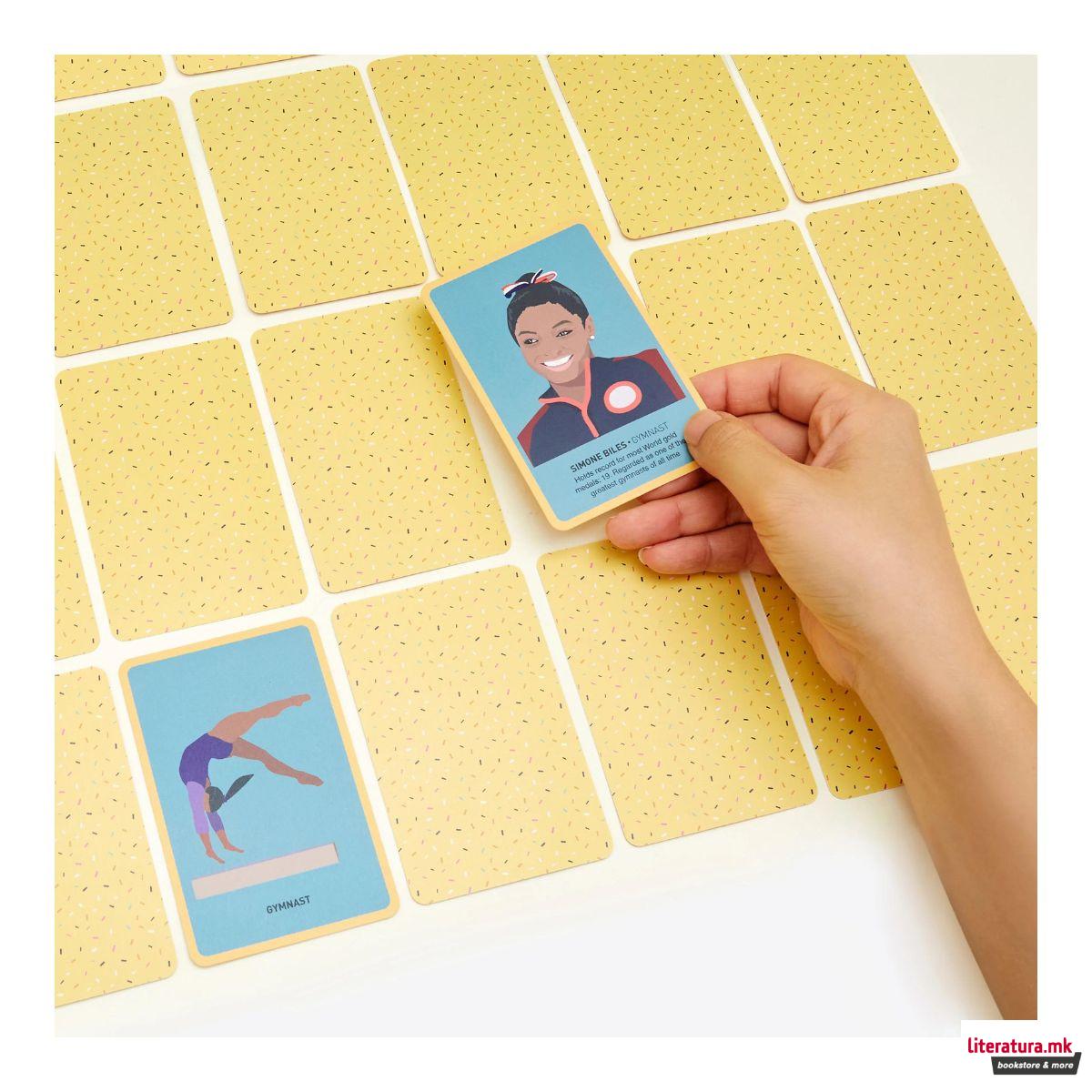 Игра со меморија, Great Women Athletes 