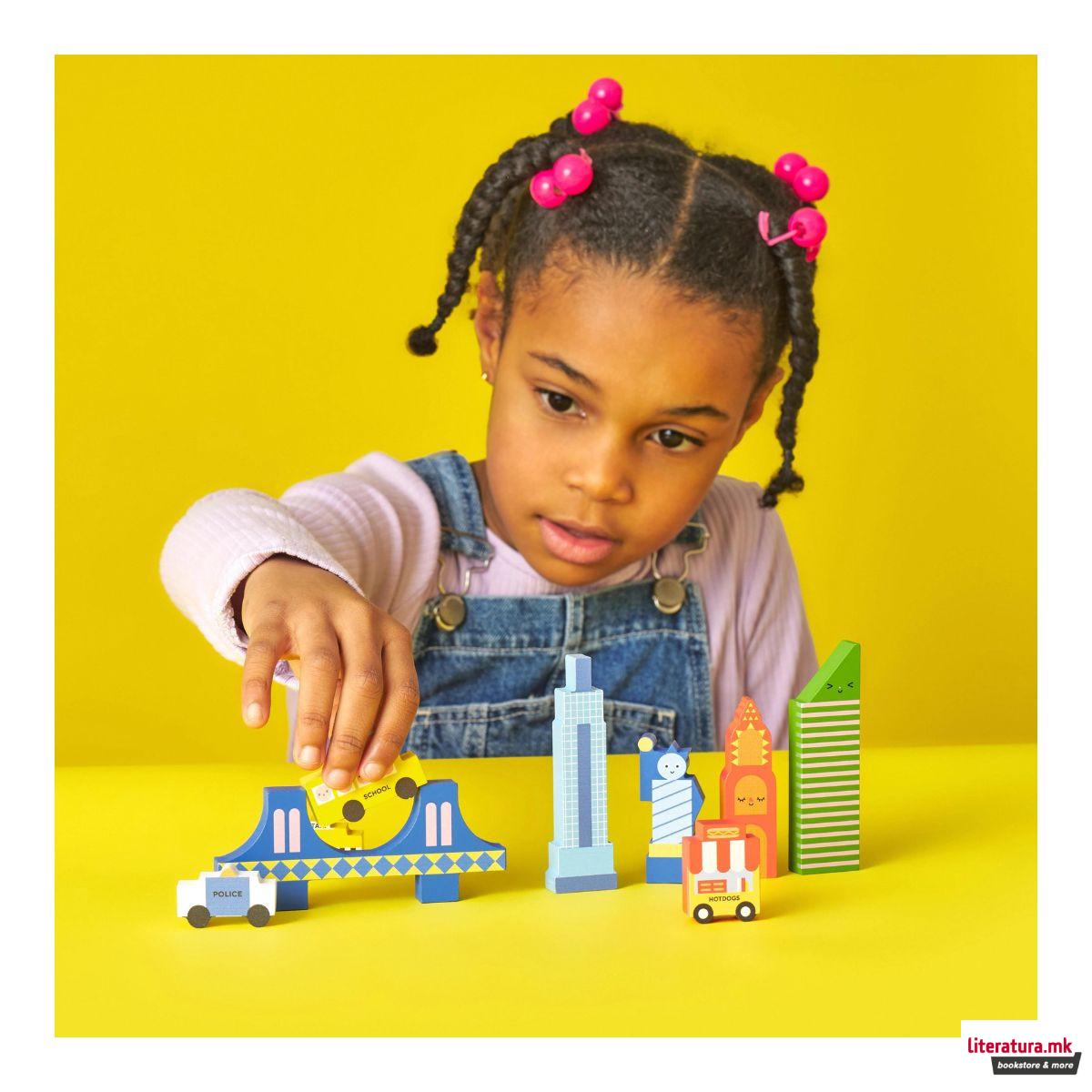 Сет дрвени фигури, Kidoki City in my Pocket: New York City 