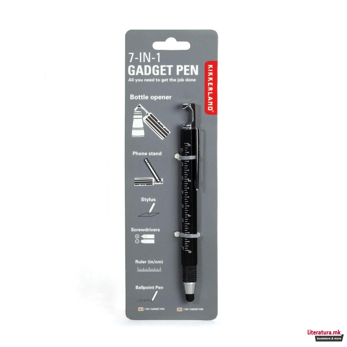 Повеќенаменско пенкало 7 во 1, Gadget Pen, 2 дизајни 