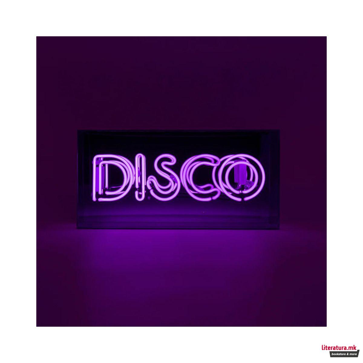 Неонски знак во кутија, 