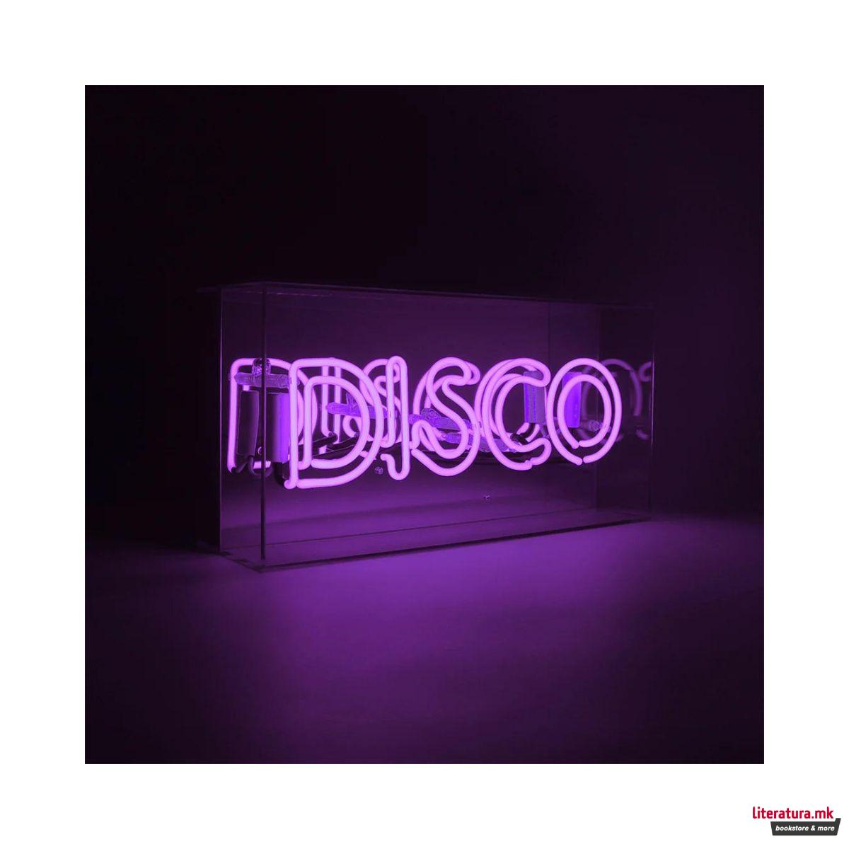 Неонски знак во кутија, 