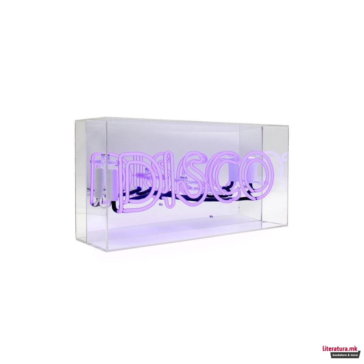 Неонски знак во кутија, 