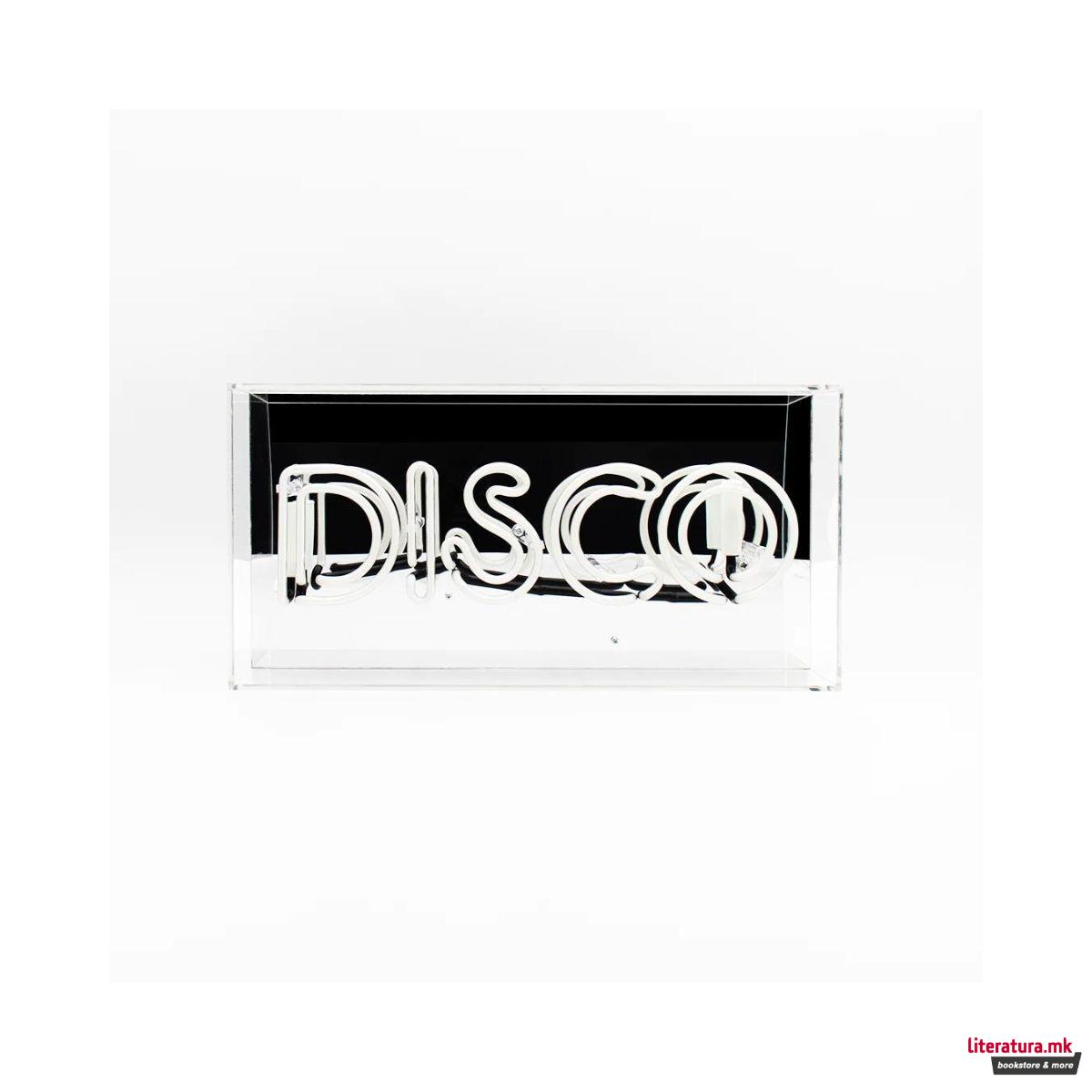 Неонски знак во кутија, 