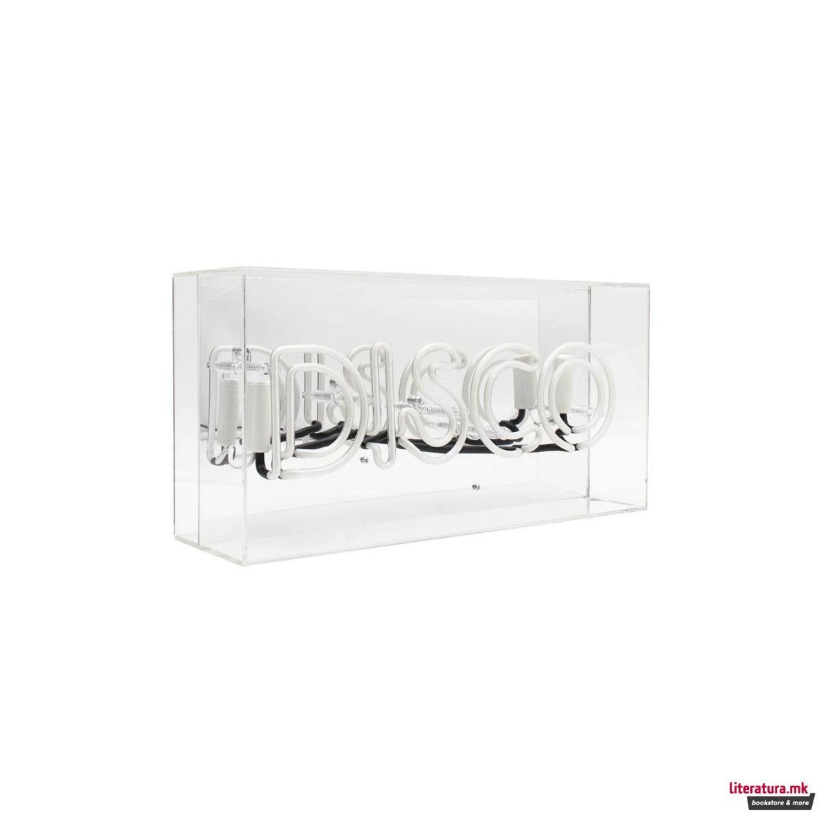 Неонски знак во кутија, 