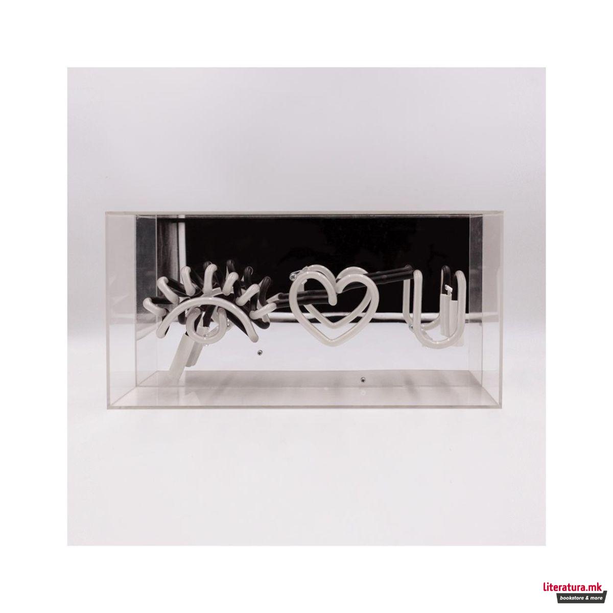 Неонски знак во кутија, Eye Love You 