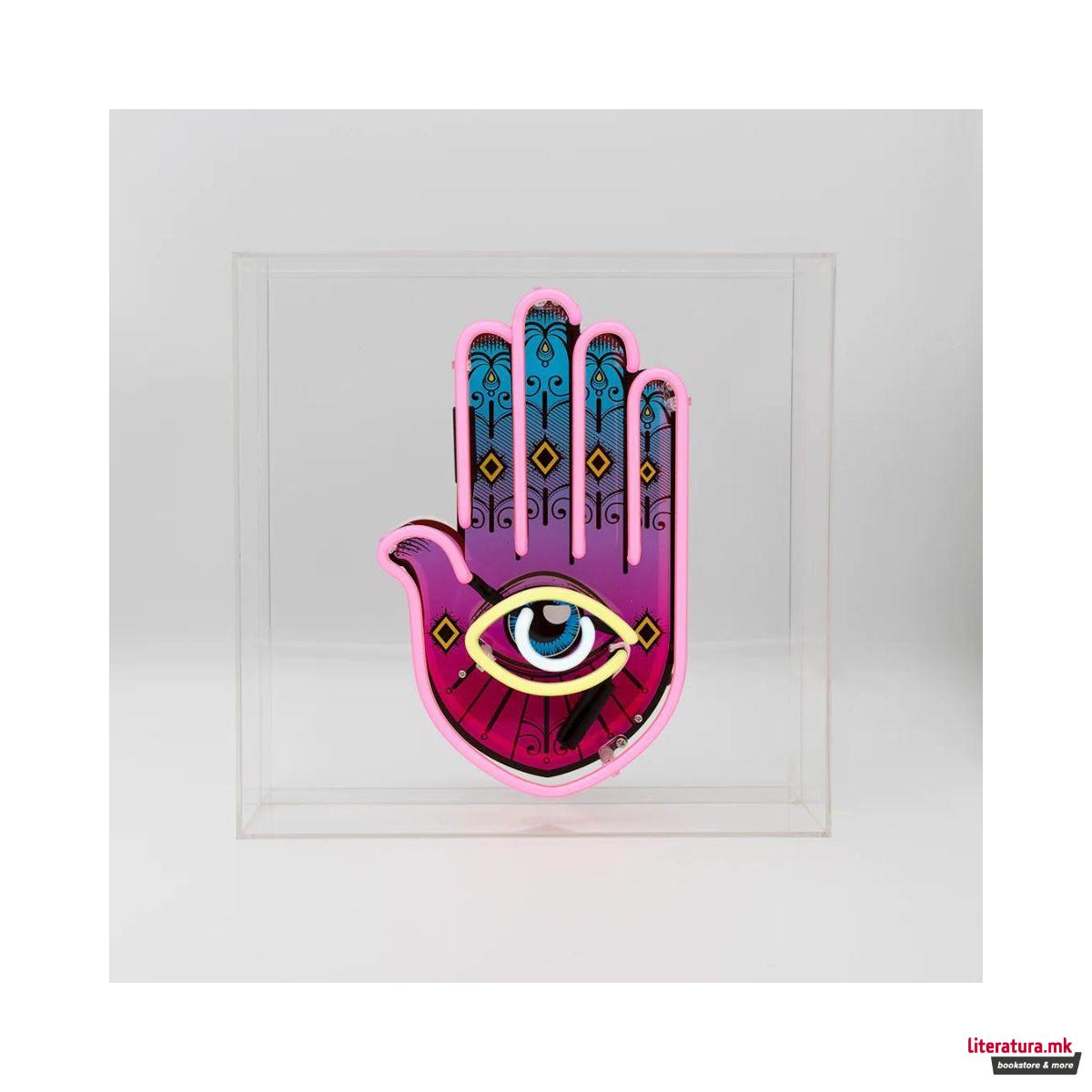 Неонски знак во кутија, 