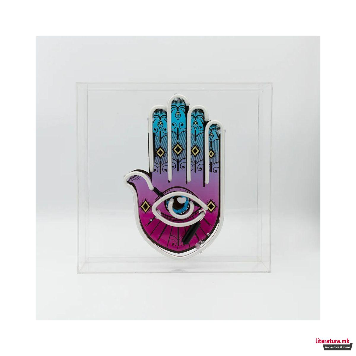 Неонски знак во кутија, 