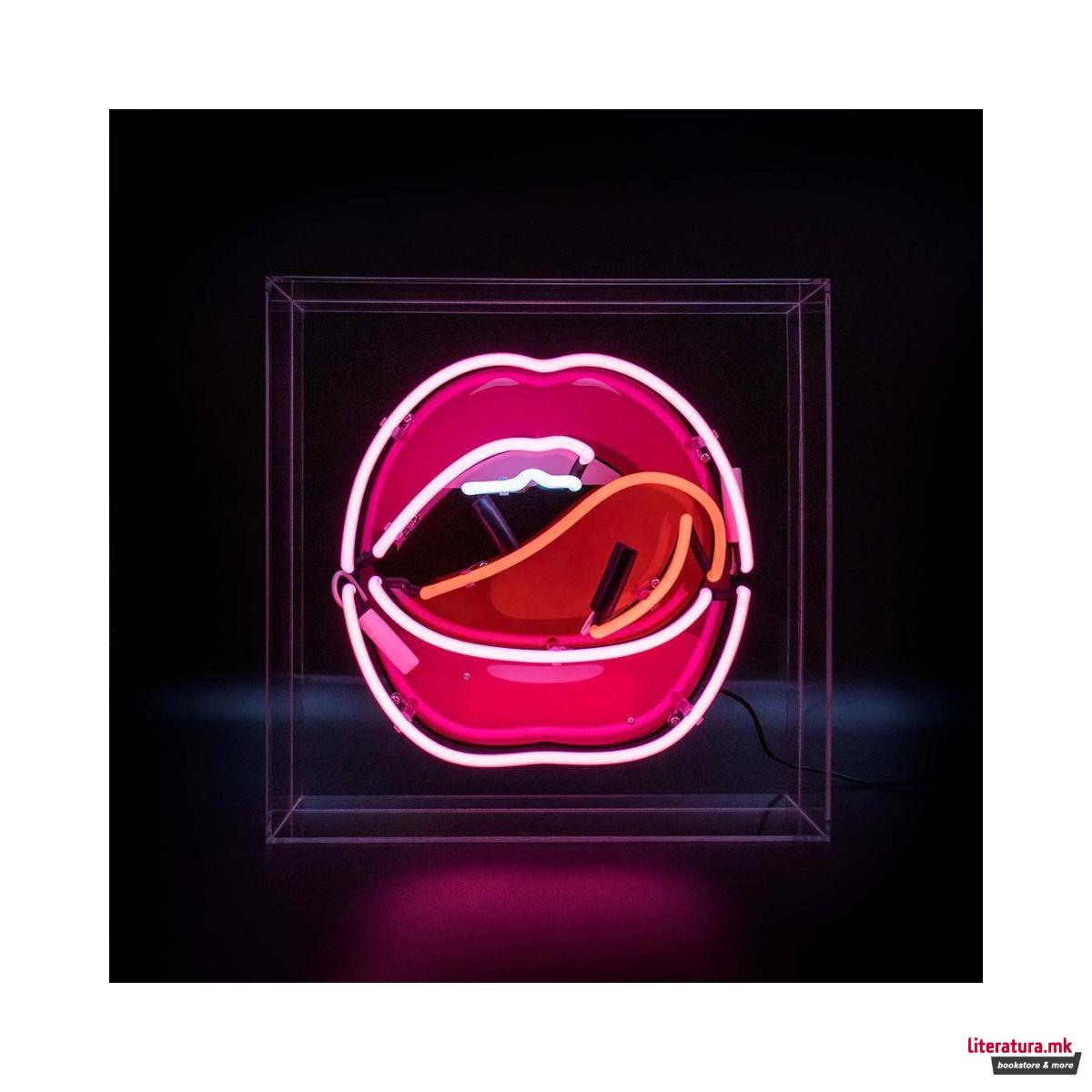 Неонски знак во кутија, 