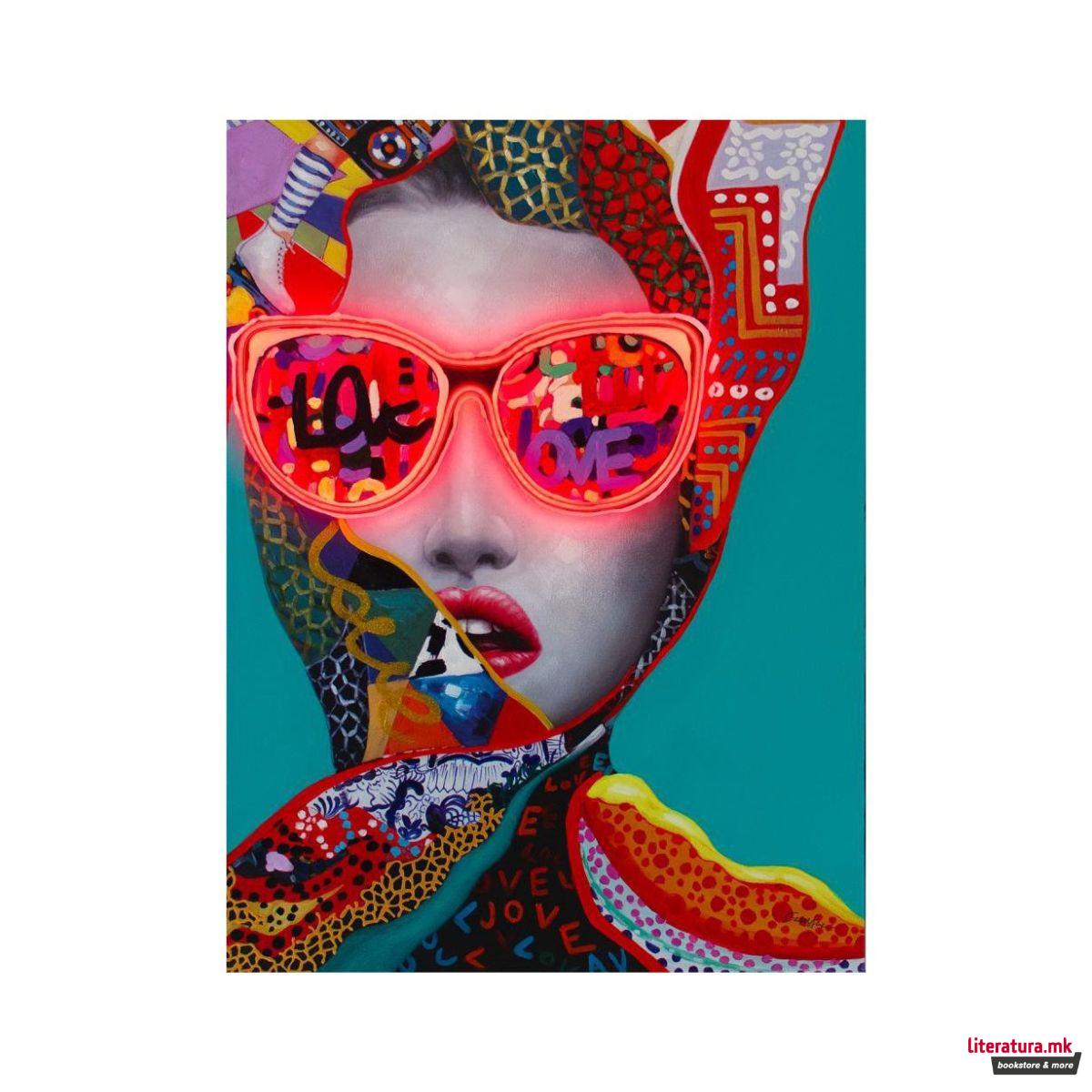 Ѕиден неонски знак/слика, 