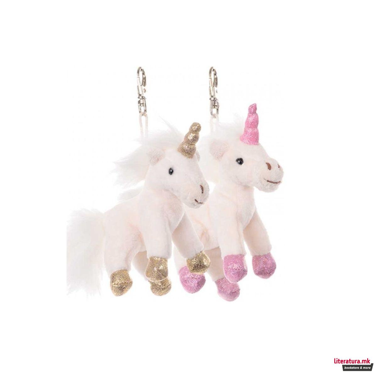 Плишан приврзок за клучеви, Unicorn
