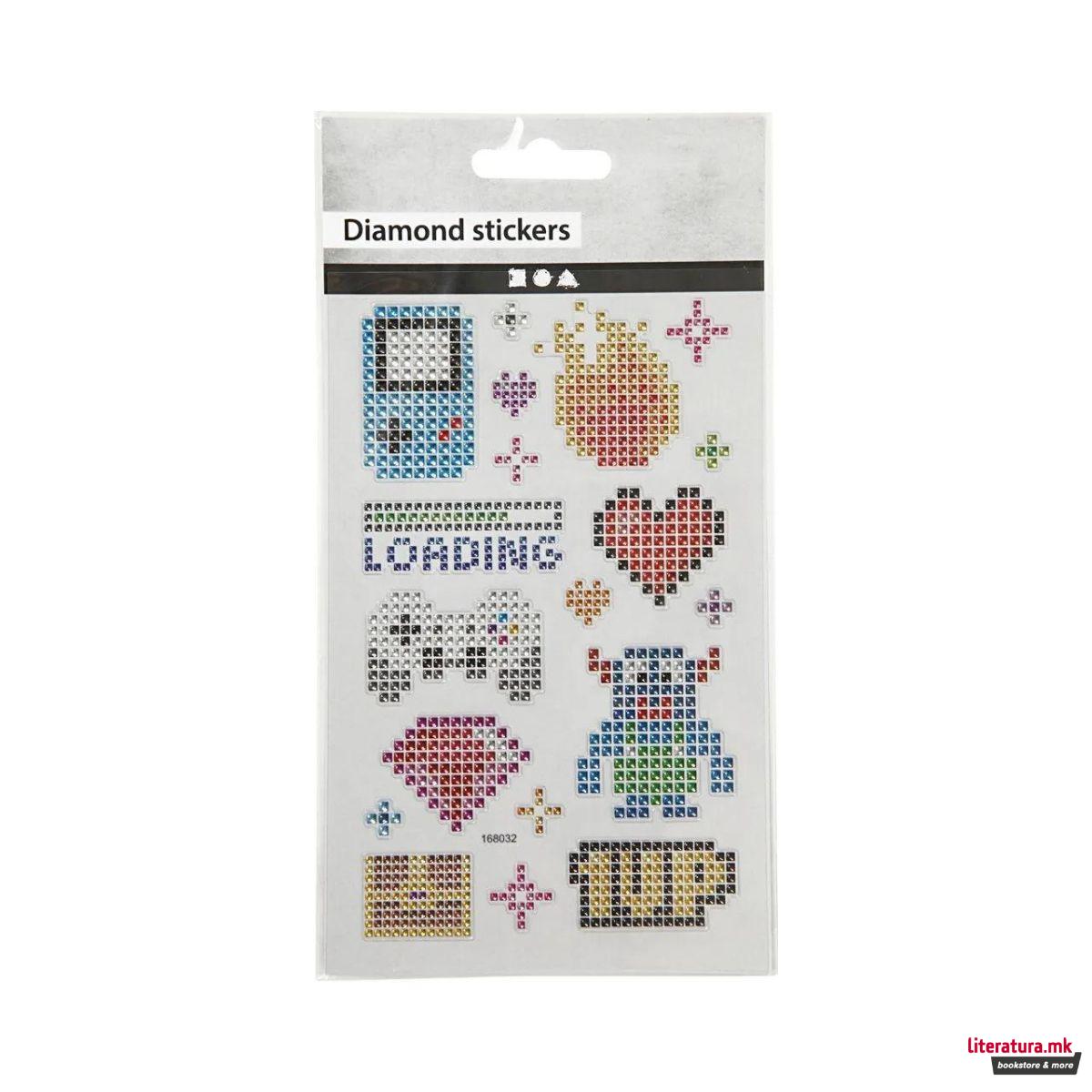 Сет стикери, Diamonds 