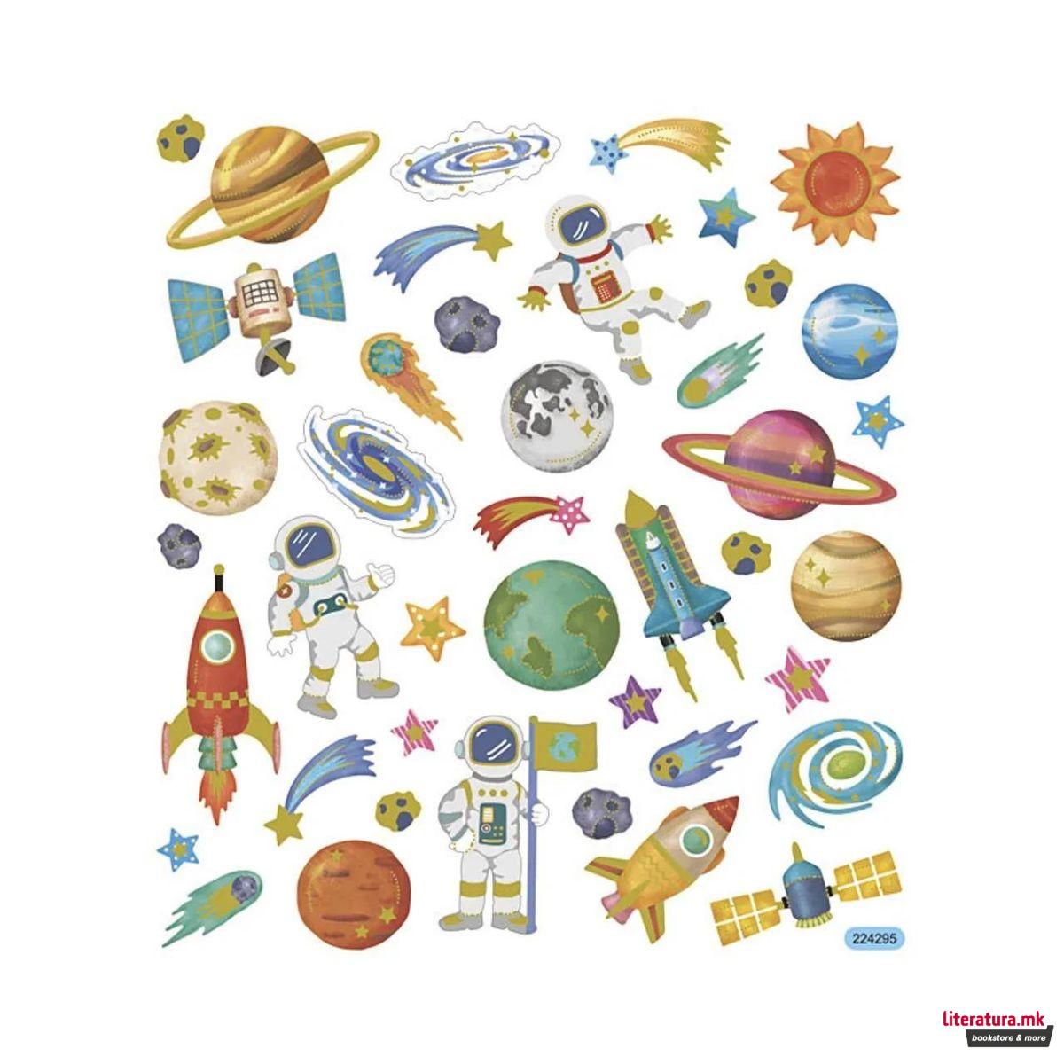 Сет стикери, Space 