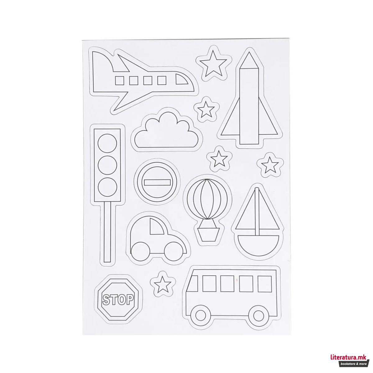 Сет DIY магнети, Transportation