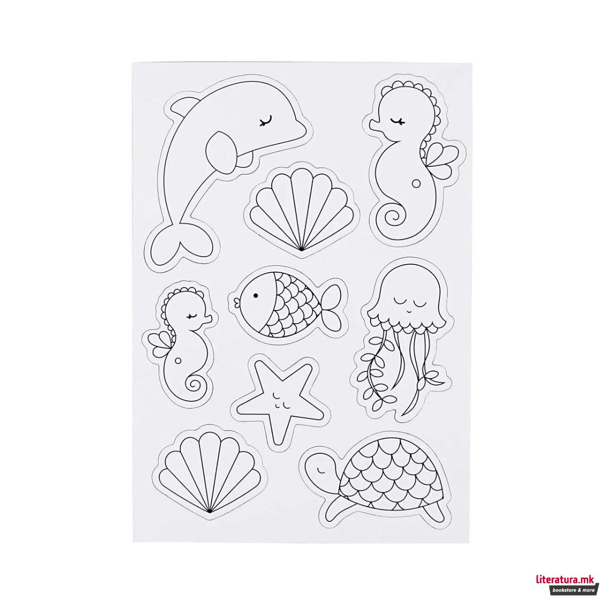 Сет DIY магнети, Sea Creatures 