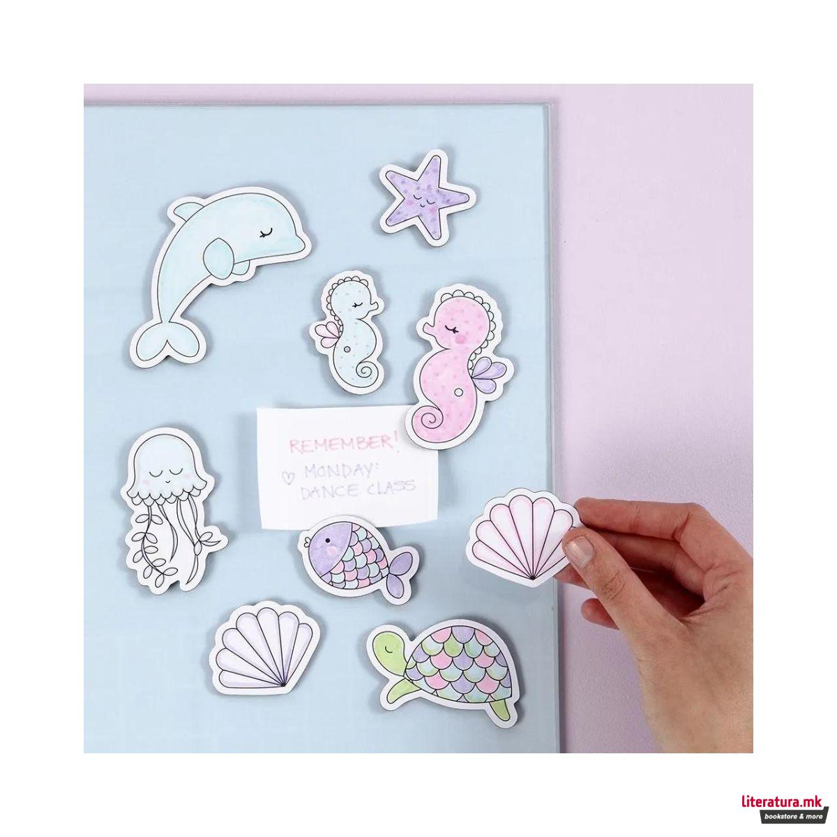 Сет DIY магнети, Sea Creatures 