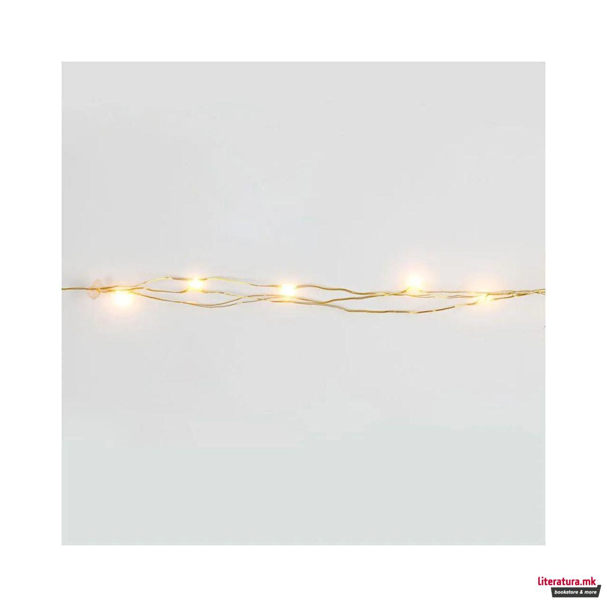 LED сијалички - златни, 3.15m