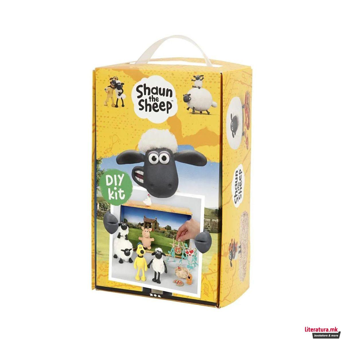 Сет за изработка со глина, Shaun the Sheep - Mossy Bottom Farm