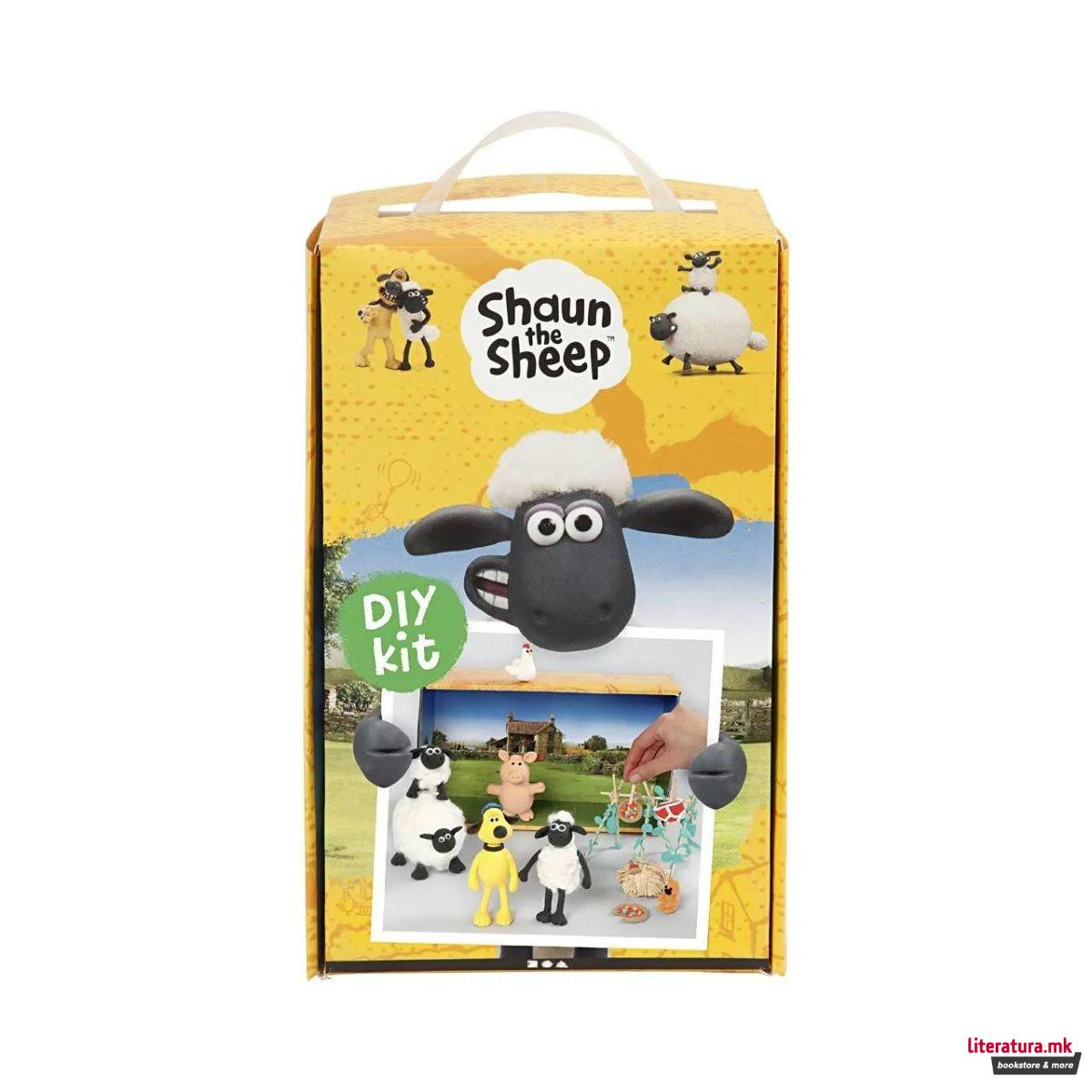 Сет за изработка со глина, Shaun the Sheep - Mossy Bottom Farm