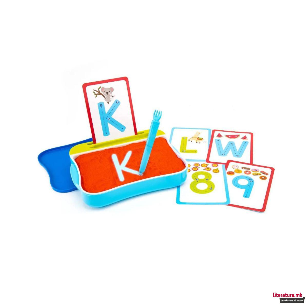 Табла со песок за пишување букви, Light-Up Tracing Center 