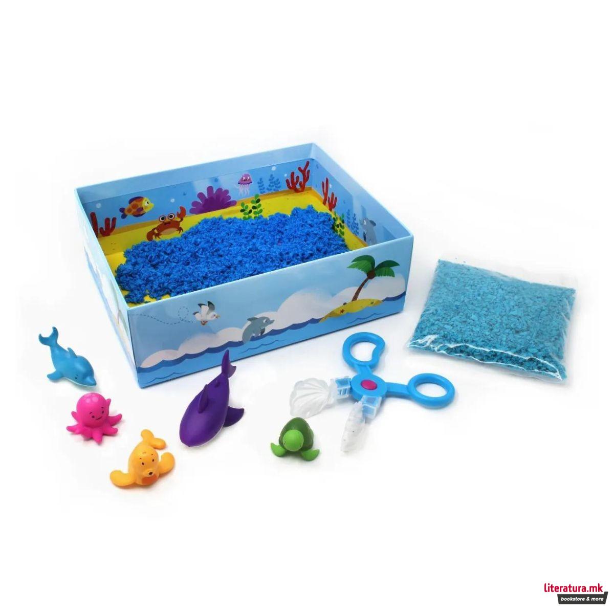 Сет за игра со пена, Pluffle™ Hide & Seek Sensory Set 