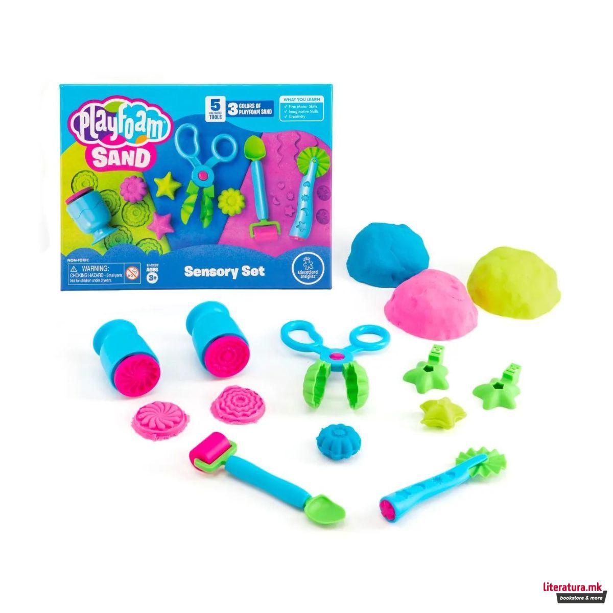 Сет за игра со песоклива глина, Playfoam® Sand Sensory Set 