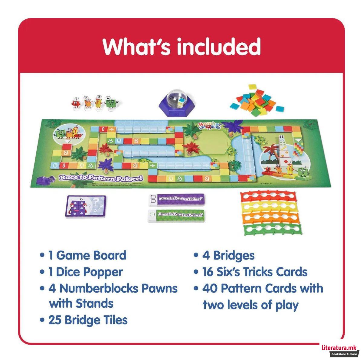 Друштвена игра, Numberblocks - Race to Pattern Palace 