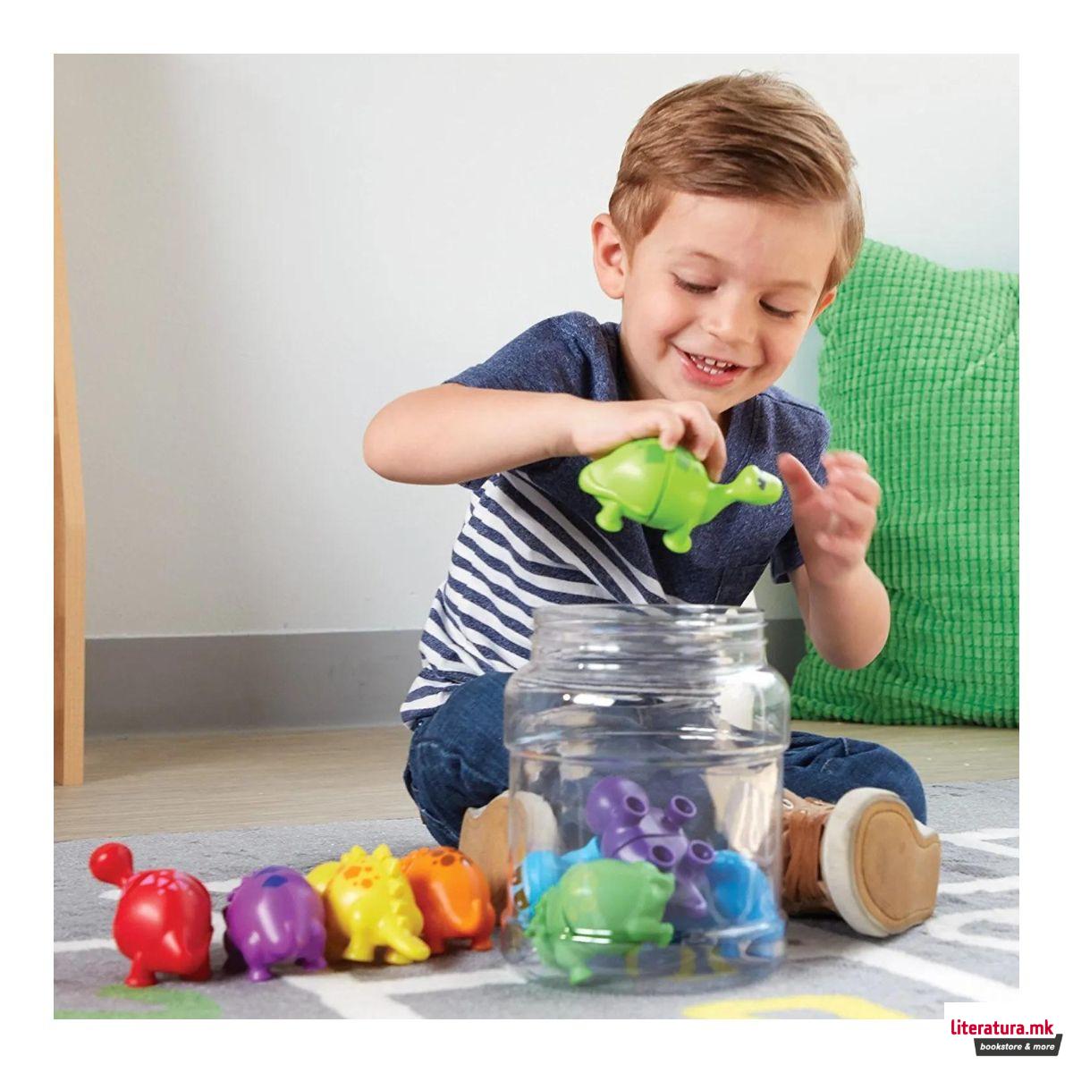 Сет едукативни фигури, Snap-n-Learn™ Matching Dinos 