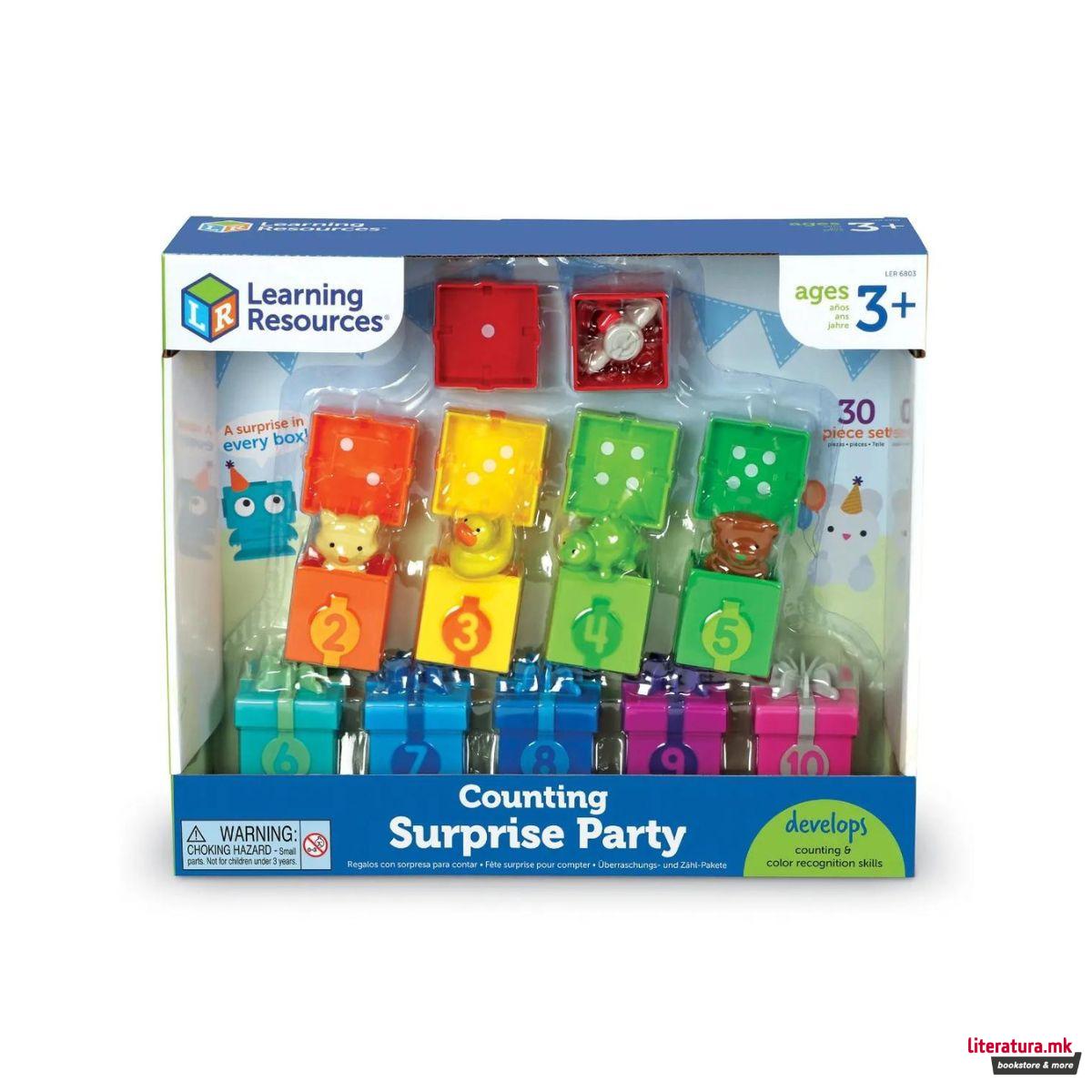 Сет коцки за игра, Counting Surprise Party™