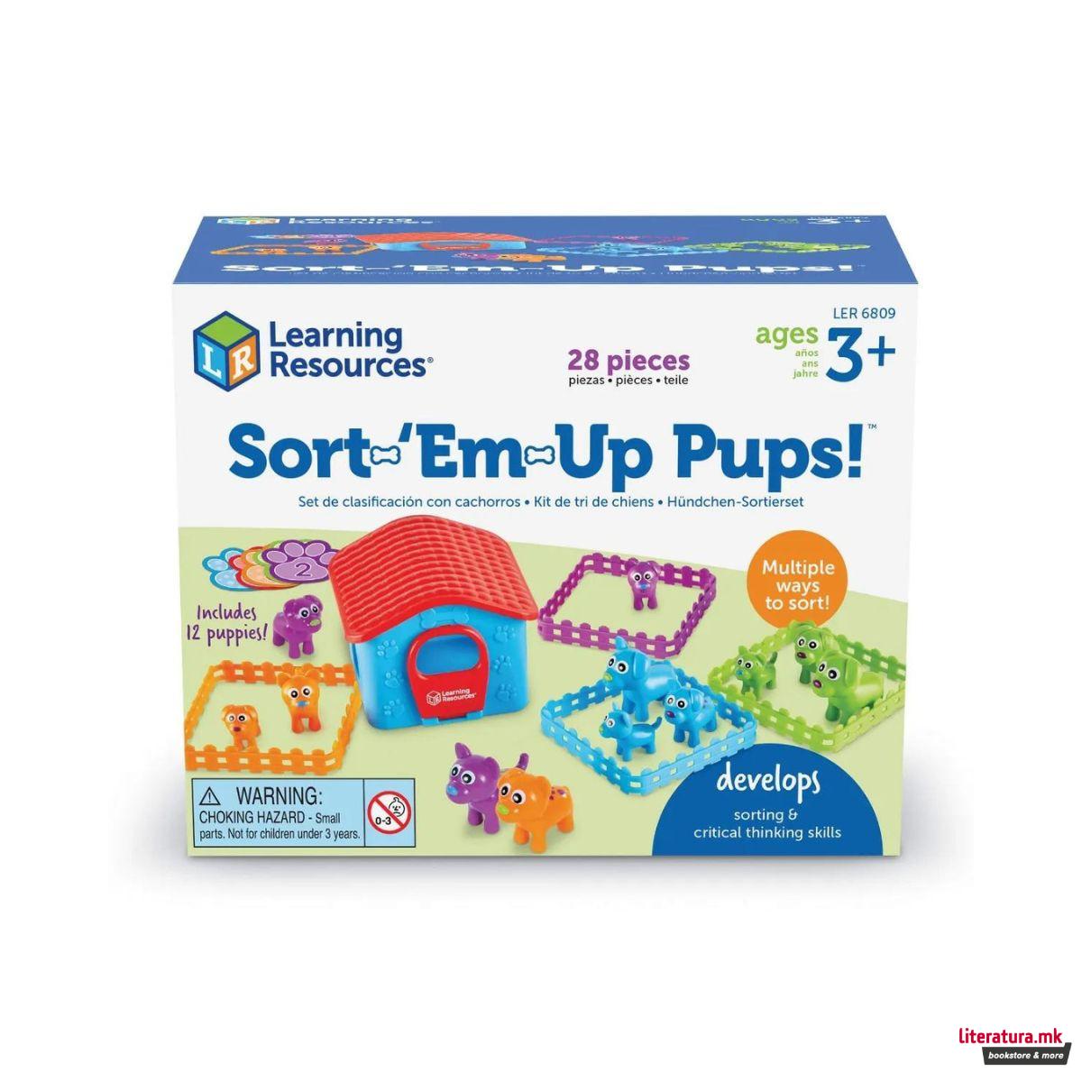Сет едукативни фигури, Sort-'Em-Up Pups™ 