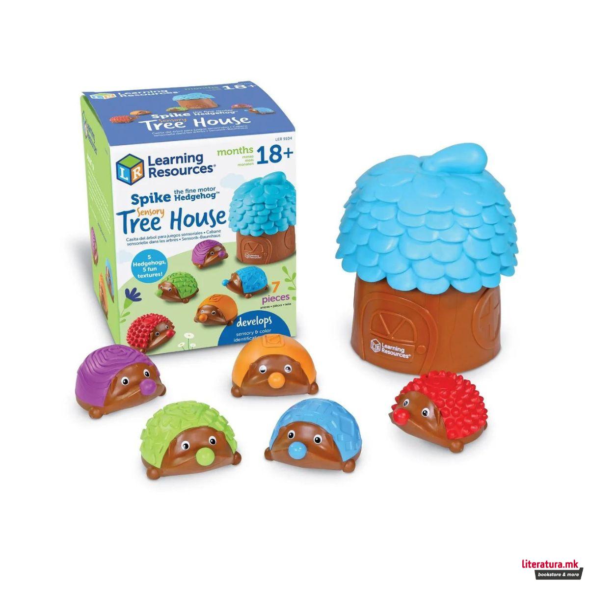 Сензорна играчка, Spike the Fine Motor Hedgehog® Sensory Tree House