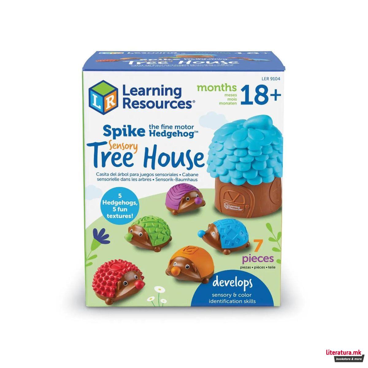 Сензорна играчка, Spike the Fine Motor Hedgehog® Sensory Tree House