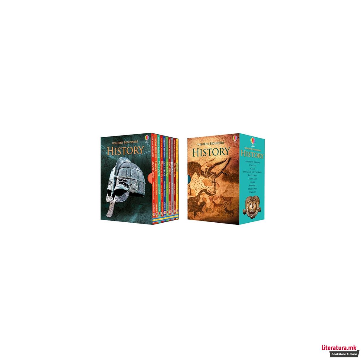 Usborne Beginners: History (10 Books Collection Box Set) 