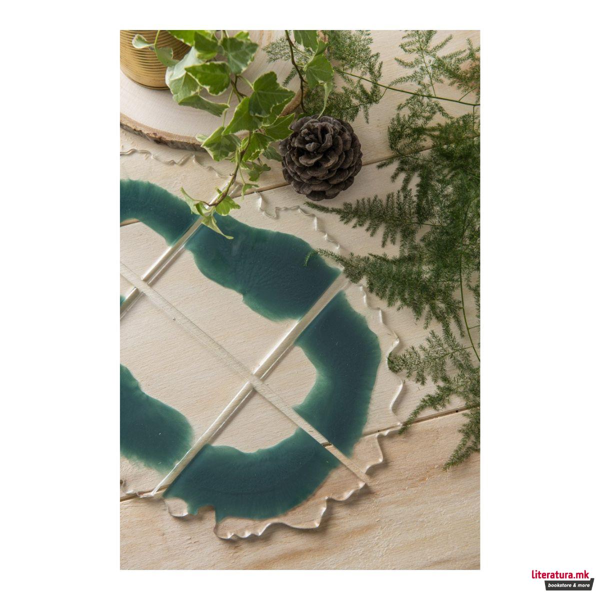 Силиконски модли за изработка на подметачи - сложувалка, Gedeo, 37 x 25 cm, 1/6 