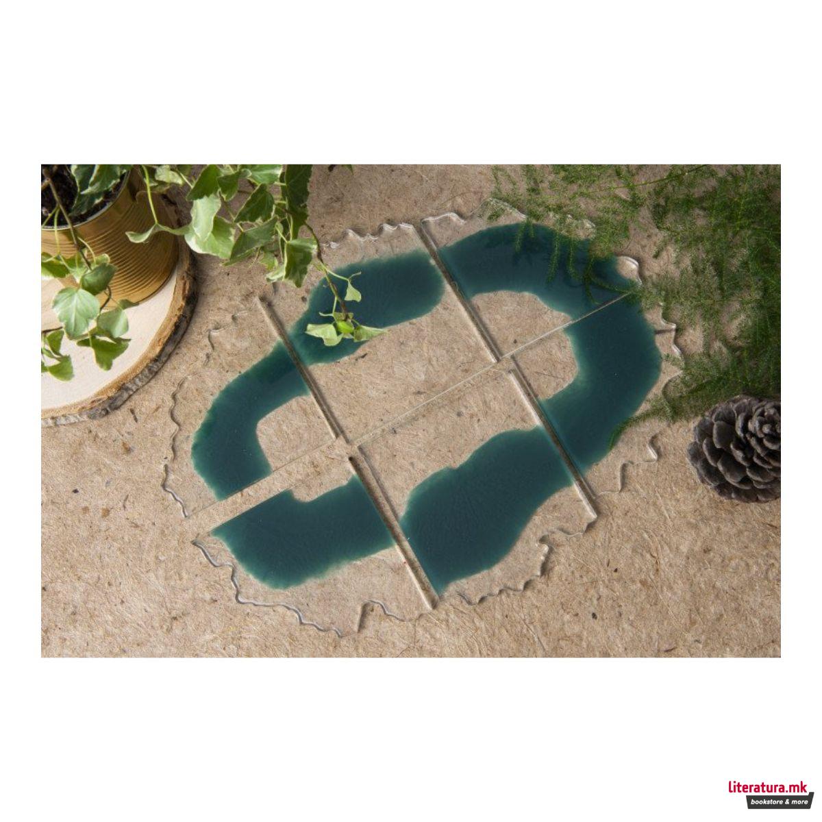 Силиконски модли за изработка на подметачи - сложувалка, Gedeo, 37 x 25 cm, 1/6 