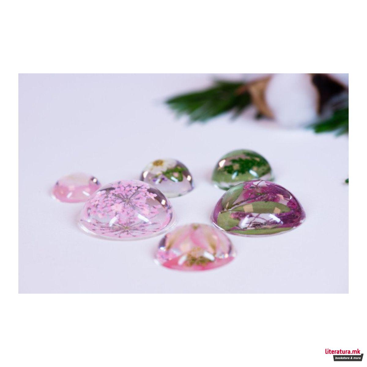 Силиконски модли за изработка - сферни, Gedeo, 1/10 