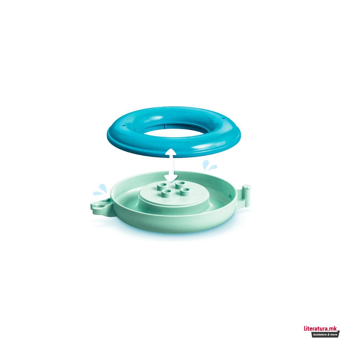 Сет коцки за во бања, Duplo, Bathtime Fun: Floating Animal Island 