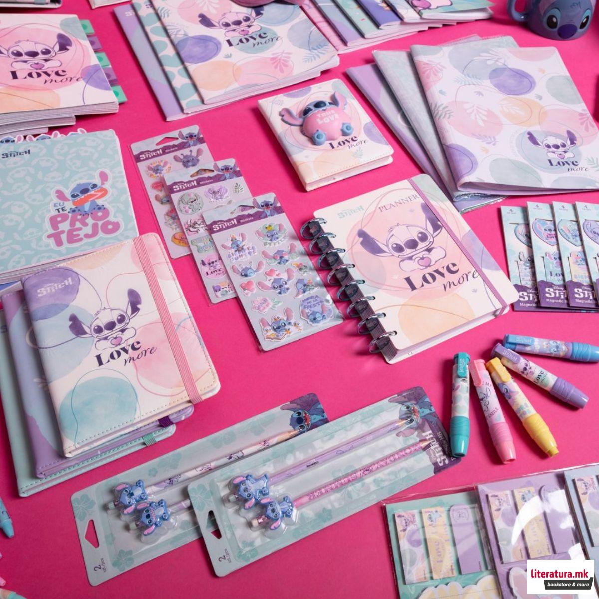 Пенкало пиши-бриши, Disney: Stitch - Pastel, 6 дизајни 