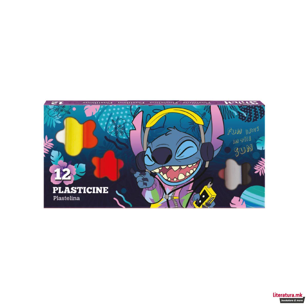 Пластелин, Disney: Stitch - Blue, 1/12 