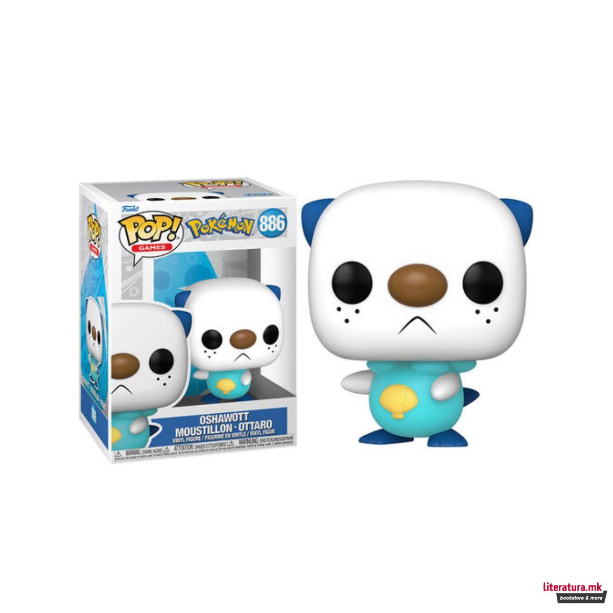 Фигури, POP! Games, Pokemon - Oshawott Moustillon - Ottaro 