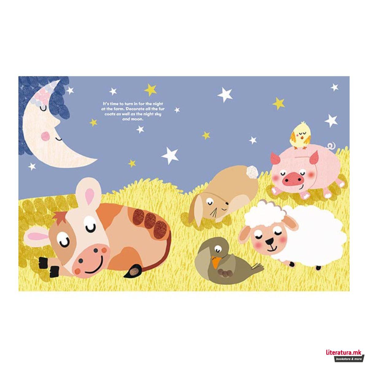 Боенка за сликање со прсти - Животни 